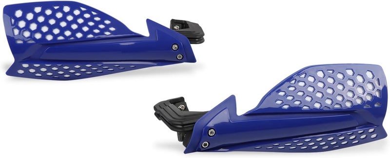 HAONEL Universal Dirt Bike Handguards 7/8" 22mm Plastic Motorcycle Handlebar Lever Hand Protector Accessories for Off-Road Motocross Enduro ATV Pit Bike(Blue and White) - Image 1